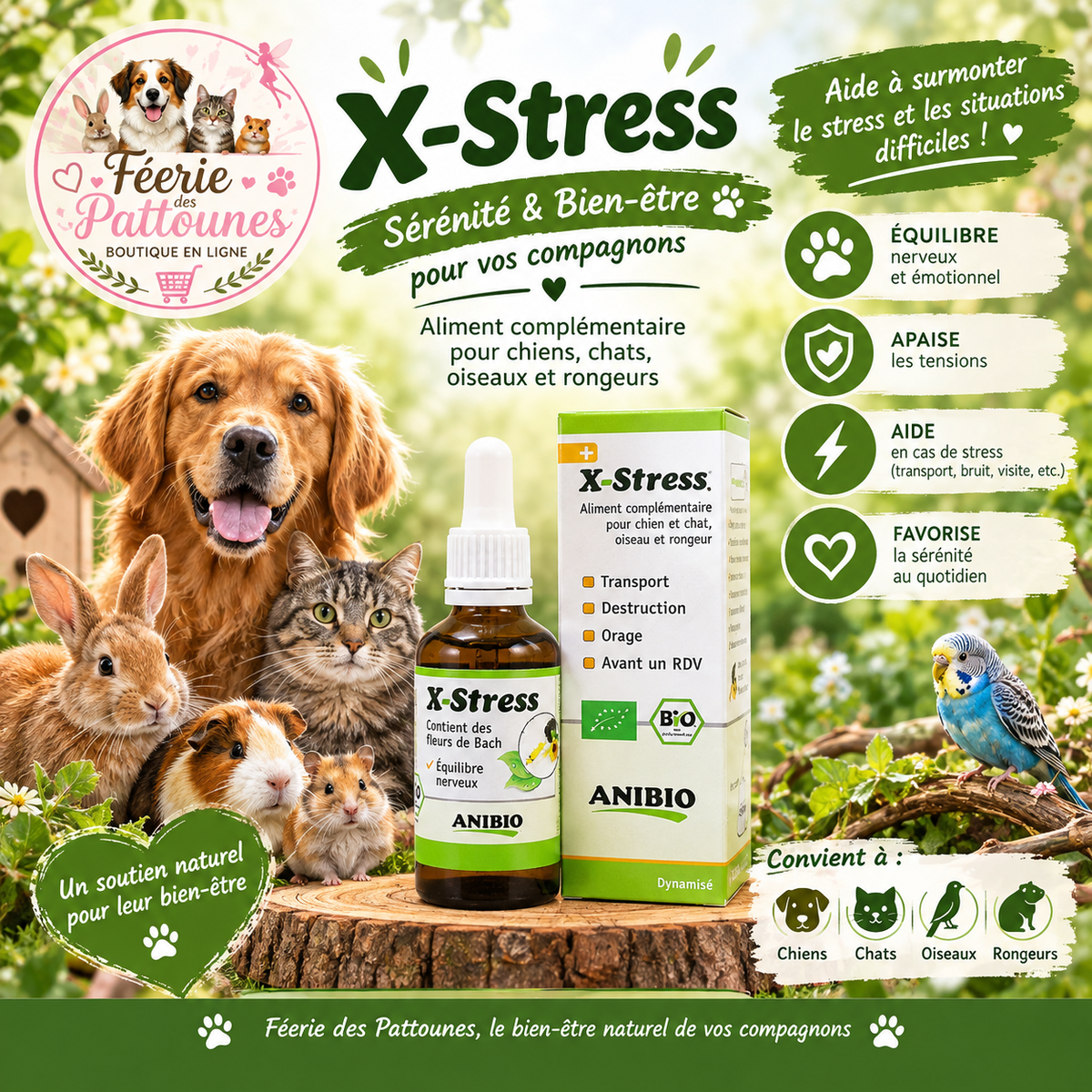 🌿🐾 Anibio X‑Stress – 50 ml
