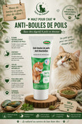🐱 Malt pour Chat à la Moule Verte – Anti‑Boules de Poils & Confort Digestif (100 g)