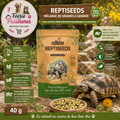 🌱🐢 Reptiseeds – Mélange de Graines à Germer pour Tortues Terrestres (40 g)