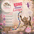 🌀 KONG® Teaser Loopz – Grande Baguette & Boa en Anneaux (66 cm)