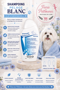 ❄️✨ Shampooing Pelage Blanc – Dog Génération (250 ml • 1 L • 5 L)