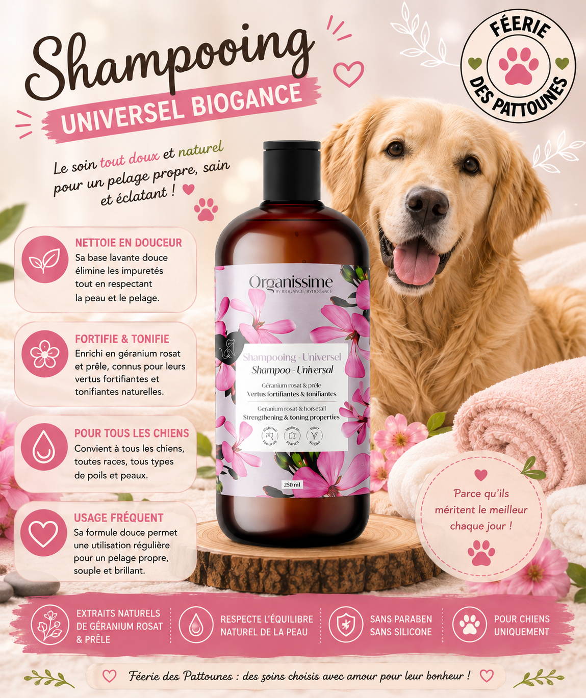 🌿 Biogance – Shampooing Universel (200 ml)