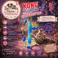 🐾 KONG® Kickeroo Stickeroo – Jouet Allongé Crépitant & Herbe à Chat (26 cm)