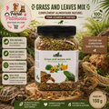 🌿🦎🐢 Grass & Leaves – Complément Alimentaire pour Lézards & Tortues – 150 g