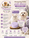 ❄️🧼🐶 Shampoing Solide Poils Blancs – Naiomy (60 ml)
