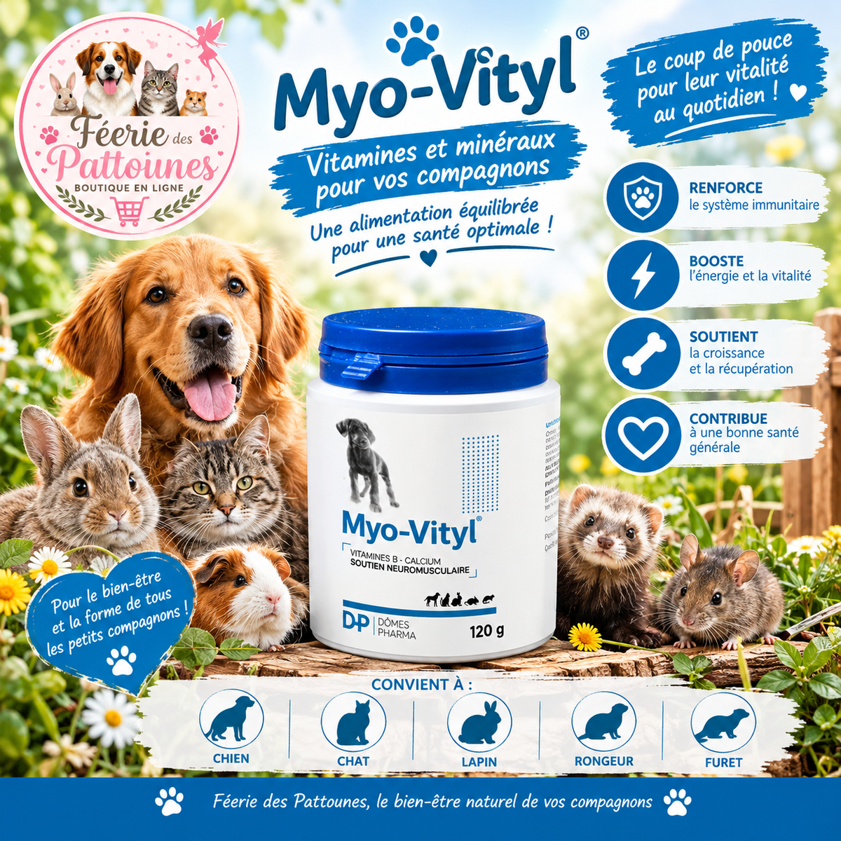 💪🐾 Myo‑Vityl – 120 g
