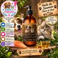 🐟🔥 Huile de Saumon – Chien &Chat