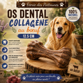 🦴 Os Dental Collagène au Bœuf – Friandise Hygiène Dentaire (12,5 cm)
