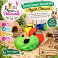 🌀🐹 Tunnel pour Hamsters – Nylon Chicane