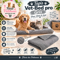 🐾Tapis Vet‑Bed Pro – Gris (3 tailles)