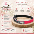 🏷️🐾 Collier Porte‑Adresse – Bobby (30 cm × 10 mm)