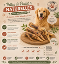 🐔 Pattes de Poulet Naturelles – Friandises Saines (200 g)