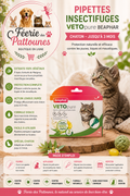 🛡️🐱 Pipettes Insectifuges VETOpure – Beaphar Chaton (3 pipettes)