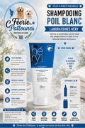 ❄️ Shampooing Poil Blanc – Laboratoires Héry (200 ml • 1 L)