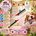 🐾 Peigne à Queue Métal – Dents Longues (22 cm)