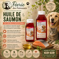 🐟 Huile de Saumon – Complément Appétant Chiens & Chats (430 ml • 940 ml)