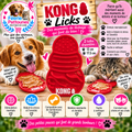 🐾💙 KONG Licks – Tapis de Léchage Apaisant