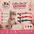 ⭐🐾 Collier Star Cat – Pour Chat (16 à 28 cm × 10 mm)