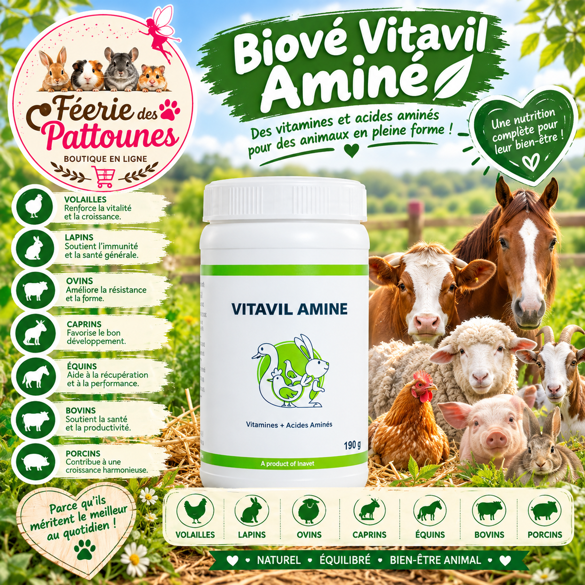 🌾💧 Biové – Vitavil Aminé – 190 g