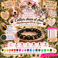 🐶🐱✨ Collier Lithothérapie – Œil de Tigre