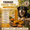 🧀 Fromage Cheese Treat Curcuma – Friandise Naturelle pour Chien (Tailles M • L)
