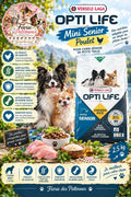 🐶🌼 Opti Life – Chien Mini Senior – Poulet & Riz – 2.5 kg