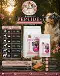 🐾 Croquettes Peptide+ – Soins de la Peau & du Pelage – Chien Adulte (1,5 kg • 10 kg)