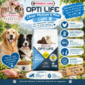 🐶⚖️ Opti Life – Chien Medium & Maxi Light / Stérilisé – Poulet & Riz – 12.5 kg