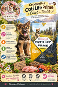 🐶🌱 Opti Life Prime – Chiot – Poulet – 2.5 kg