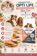 🐶✨ Opti Life – Chien Medium & Maxi Skin Care – Saumon & Riz – 12.5 kg