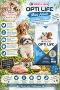 🐶⚖️ Opti Life – Chien Mini Adult Sterilised / Light – Poulet & Riz – 2.5 kg / 7.5 kg