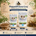 🦷 PlaqueOff Dental Croq’ – Friandises Dentaires Naturelles (60 g • 150 g)