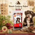 🍒 Biscuits Cranberry – Friandises Naturelles & Faibles en Calories pour Chien