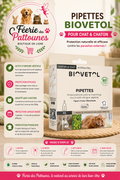 🛡️🐶 Collier Insectifuge BIOVETOL – Chien & Chiot (38 cm • 75 cm)
