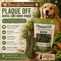 🦷 PlaqueOff Dental Care Bones Veggie – Friandises Dentaires Véganes (485 g • 13 biscuits)