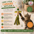 🦆 Canne à Pêche Canard Siffleur – Jeu Interactif & Son d’Oiseau