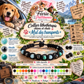 🐶🐱🌊 Collier Lithothérapie – “Mal des transports”