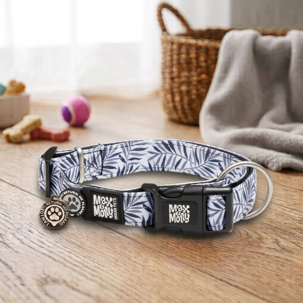 🐾 Piégé ! Collier d’Identification Intelligent – Modèle “Jardin” (Smart ID)