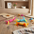 🍬 Jouet Bonbon en Élastiques pour Chat – 17,5 cm