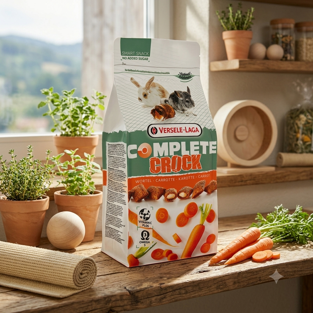 🥕 Crock Carotte – Friandises Naturelles pour Lapins & Rongeurs – Versele Laga – 50 g