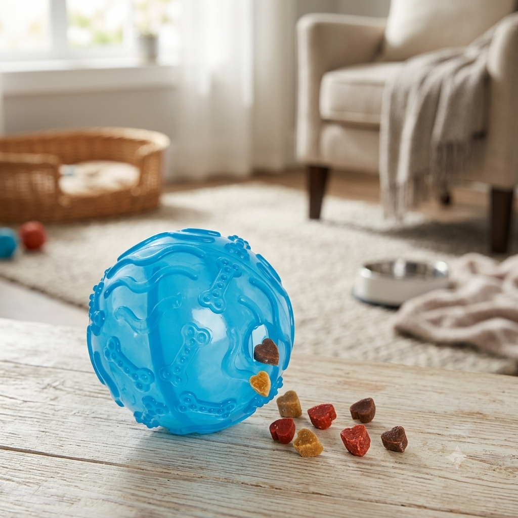 🐾 Balle Distributrice de Friandises – Pour Chiens & Chats