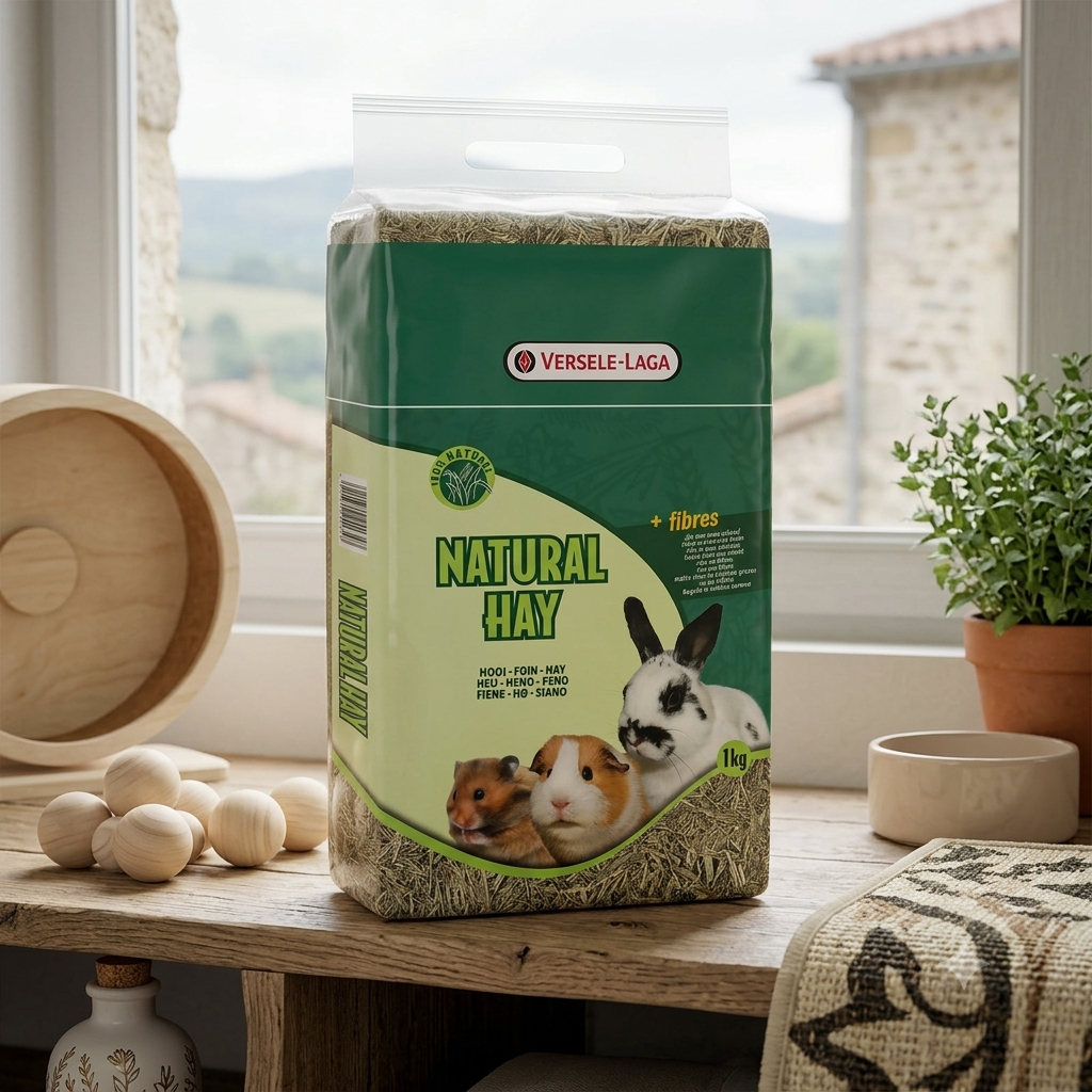 🌾 Foin Purifié & Séché – 1 kg – Alimentation Naturelle pour Lapins & Rongeurs