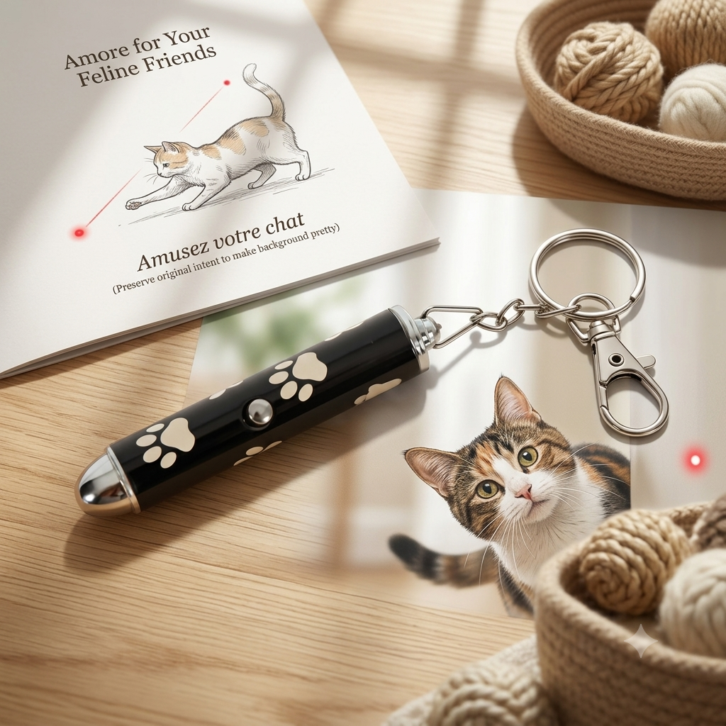 🐾 Jeu Laser pour Chat – Zolux – Jouet Interactif avec Piles LR44 Incluses
