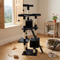 🐾 Arbre à Chat Palerme – Noir – 171 cm