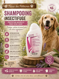 🛡️ Dog Génération – Shampoing Insectifuge Géraniol (200 ml)