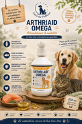 🦴 Arthriaid Omega – Soutien Articulaire Chien & Chat (250 ml)