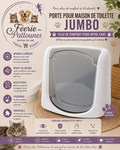 🚪 Porte de Rechange – Maison de Toilette Jumbo Savic (26 × 27 cm)