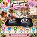 🐾🍽️ Porte‑Gamelles Double Antidérapant