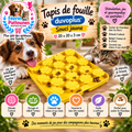 🌼🐾 Tapis de Fouille Duvoplus Souci – Jaune