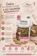 🐟🌿 Cookies à l’Herbe à Chat & Saumon – Les Filous (50 g)